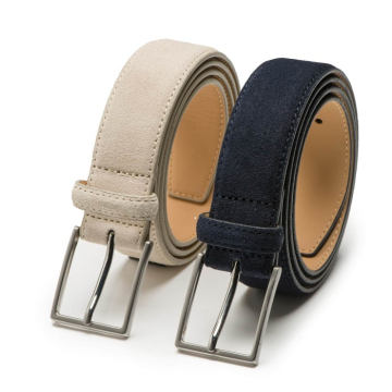 Herrengürtel Bobby aus Wildleder – 2er-Pack – 3,5cm breit
