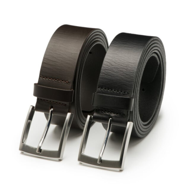 Lange Herrengürtel Shane XXL - Volleder - 2er-Pack - Breite: 4 cm