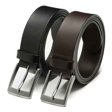 Lange Herrengürtel Bruce XXL - Volleder - 2er-Pack - Breite: 3,5 cm