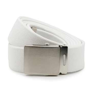 Elastischer Gürtel mit Plattenschnalle Nick - 4cm breit – 85-115cm verstellbare Länge