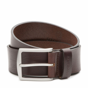 Herrengürtel Levi - Volleder - Dunkelbraun - Breite: 4 cm - 85 cm
