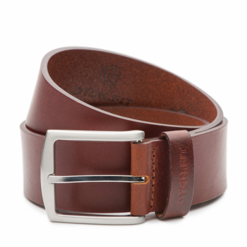 DTCH.FIT Herrenjeansgürtel aus Leder Levi - Braun - 4cm breit - 85cm