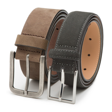 DTCH.FIT Nubukgürtel Jaxx - 4cm breit & Wildledergürtel Bobby - 3.5cm breit