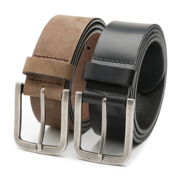 DTCH.FIT Nubukgürtel Jaxx - 4cm breit & Ledergürtel Mason - 4cm breit