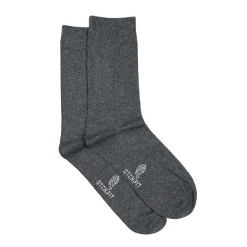 DTCH.FIT 2-pack Herrensocken Dark Grey - Größe EU 41-46