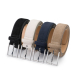 Herrengürtel Bobby aus Wildleder – 4er-Pack – 3,5cm breit